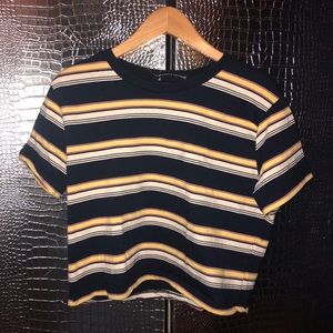 Striped crop top
